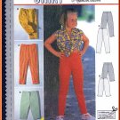 Burda Sewing Pattern 3020 Sz 6-11 Girls' Tapered Fitted Ankle Length Pants Cropped Capri Shorts