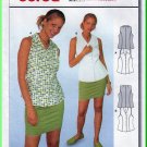 Burda Sewing Pattern 2729 Sz 10-20 Misses' Sleeveless Summer Blouse Princess Seams Collar Buttons