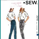 Kwik Sew Sewing Pattern 2016 Sz 14-20 Misses' Classic Jeans Tapered Straight Leg Denim Trousers Pant