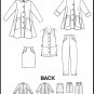 McCall's Sewing Pattern 5362 Sz 10 Misses' NY Collection Retro 90s Trapeze Coat Dress Top Skirt Pant