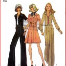 Vintage Simplicity Sewing Pattern 6812 Sz 12 Misses' Jacket Pants Skirt Notch Collar Patch Pockets