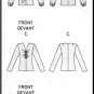 Vogue Sewing Pattern 2504 Sz 6-10 Misses' Fancy Blouses Bias Drape Shirred Front Ascot Tie Pullover
