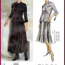 Vogue Sewing Pattern 2871 Sz 12-16 Misses' Military Jacket Flared Skirt Donna Karan New York DKNY