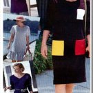 Sewing Step-By-Step Pattern 012-052-179 T-Dress Sz 4-22 Misses' Easy Pullover Basic Dress Mid Length