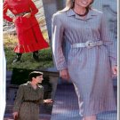 Sewing Step-By-Step Pattern 012-052-182 Shirtwaist Dress Sz 4-22 Misses' Button Dress Full Slim