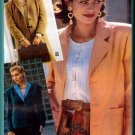Sewing Step-By-Step Pattern 012-052-122 Tailored Jacket Sz 4-22 Misses' Blazer Notched Shawl Collar