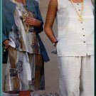 Sewing Step-By-Step Pattern 012-052-134 Summer Outfits Sz 4-22 Misses' Tank Top Skirt Loose Pants