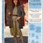 Sewing Step-By-Step Pattern 012-052-161 Culotte Ensemble Sz 4-22 Misses' Swing Coat Top Split Skirt