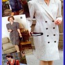 Sewing Step-By-Step Pattern 012-052-167 Double Breasted Coatdress Sz 4-22 Misses' Tailored Dress