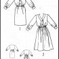 Vintage Simplicity Sewing Pattern 8863 Size 10-16 Misses' V Button Front Dress Straight Full Skirt