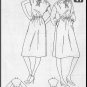 Vintage Simplicity Sewing Pattern 5195 Size 10 Misses' Easy 80s Pullover Dress Shoulder Gathers Tie