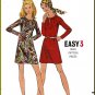 Vintage Buterick Sewing Pattern 5808 Size 12 Misses' Easy Raglan Sleeve Dress Neck Gathers Front Tie
