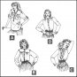 Vintage McCall's Sewing Pattern 8720 Size 8 Misses' the Gap Button Shirts Blouses Collar Cuffs Retro