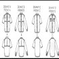 Vogue Sewing Pattern 1292 Size 8-12 Misses' Tailored Button Front Shirt Blouse Epaulets Cuff Sleeves
