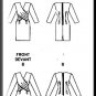 Vogue Sewing Pattern 8414 Size 6-10 Misses' Dress Pleated Wrap Bodice 90s Flared Straight Knee Skirt