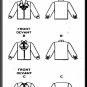 Vogue Sewing Pattern 8785 Size 6-10 Misses' Blouses Flounces Ladylike 90s Poet's Shirt Button Cuffs