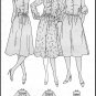 Vintage Simplicity Sewing Pattern 5242 Size 12 Misses' Secretary Office Dress Collar Knee Length 80s