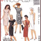 McCall's Sewing Pattern 4891 Size 6-10 Misses' Classic Chic Sheath Dress Princess Seams Knee Length