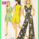 CUT Vintage Simplicity Sewing Pattern 8146 Sz 8 Misses' Retro 60s Jumpsuit Romper Jumper Long Short