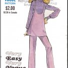 CUT Vintage Vogue Sewing Pattern 7790 Size 12 Misses' 70s Retro Chic Blouse Jumper Pants Glamorous
