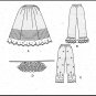 Butterick Sewing Pattern 3737 Size 6-10 Misses' Undergarments Petticoat Skirt Pants Bustle Costume