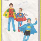 CUT Vintage Simplicity Sewing Pattern 8714 Size 7-8 Boys' Halloween Costume Batman Robin Superman