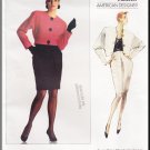 Vintage Vogue Sewing Pattern 2232 Size 12-16 Misses' Anne Klein Skirt Suit 80s Jacket Straight Skirt