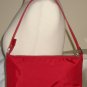 Classic Red Banana Republic Purse Nylon and Leather Trim Everyday Shoulder Bag Trendy Casual Chic