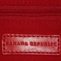 Classic Red Banana Republic Purse Nylon and Leather Trim Everyday Shoulder Bag Trendy Casual Chic