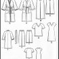 New Look 6858 Sewing Pattern Sz XS-XL Unisex Misses' Men's Sleepwear Loungewear Sleepshirt PJs Robe