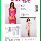 Burda 7537 Sewing Pattern Sz 10-22 Misses' Dress Strapless Princess Seams Empire Bodice Bell Sleeves