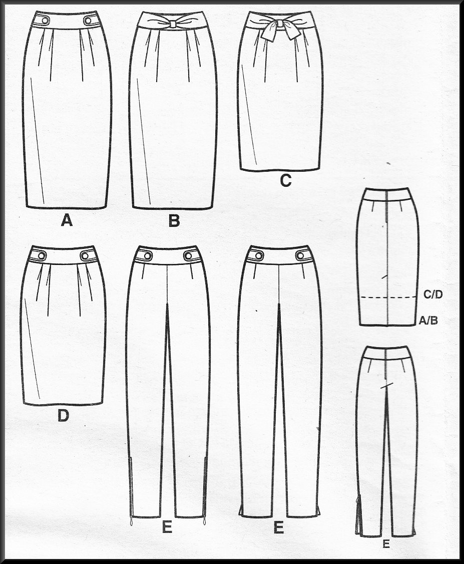 Simplicity 2315 Sewing Pattern Size 6-14 Misses' Slim Pant Straight ...