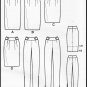 Simplicity 2315 Sewing Pattern Size 6-14 Misses' Slim Pant Straight Skirt Cigarette Trousers Pleats