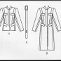Vogue 2023 Sewing Pattern Sz 14-18 Misses' Military Jacket Coat Donna Karan New York Fitted 2 Length