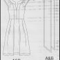 Vogue 8553 Sewing Pattern Size 6-12 Misses' Pleated Knit Dress Pretty Cap Sleeves Gathered Neck Sash