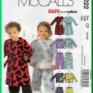McCall's 5222 Sewing Pattern Sz 4-6 Children's Toddlers' Robe Sleepset Pant Top Robe Belt Loungewear