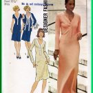 Simplicity 7131 Vintage Sewing Pattern Sz 10 Misses' Knit Dress Long Short Cardigan Jacket 70s Retro
