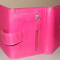 Bright Pink Leather Samsonite Wallet Fuchsia Pocketbook Bill Holder Classic Folio Style Soft Leather