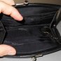 Python Embossed Black Grey Leather Wallet Coin Credit Card Key Holder Keeper Ladylike Chic Kisslock