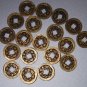 Antique Bronze Tone Metal Asian Chinese Coins Lot for Crafts Hobbies Clothing Accessories Sewing