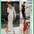 McCall's 6779 CUT Sewing Pattern Sz 12 Misses' Chic Boxy Bolero Evening Dress Gown Sweetheart Neck