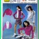 Burda 8249 CUT Sewing Pattern Sz 12 Misses' Trendy Jacket Motocross Motorcycle Fitted Hip Short Coat