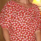 Peasant Blouse - Red