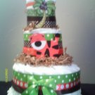 Safari Jungle Three Tier Diaper Cake (Girl or Boy)