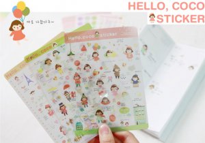Hello Coco - Sticker Set - kawaii overstock