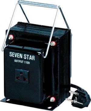 100 Watts Step Down Voltage Converter with European Style Power Cord