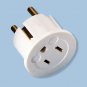 220 Volt European Schuko Plug With Grounding- Converts US Plug To Europe Plug