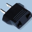European to North American 2 Flat Blade Plug Adapter- Converts European to USA European to North American 2 Flat Blade Plug Adapter- Converts European to USA