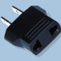 European to North American 2 Flat Blade Plug Adapter- Converts European to USA