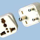 India Universal Plug Adapter - 3 Round Prong Plug Adapter Fits To Plugs from most countries